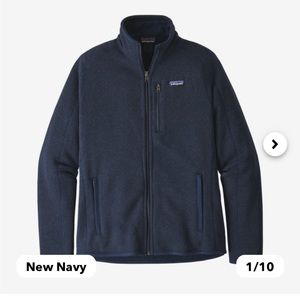 Patagonia Men's Better Sweater® Fleece Jacket - Navy Large